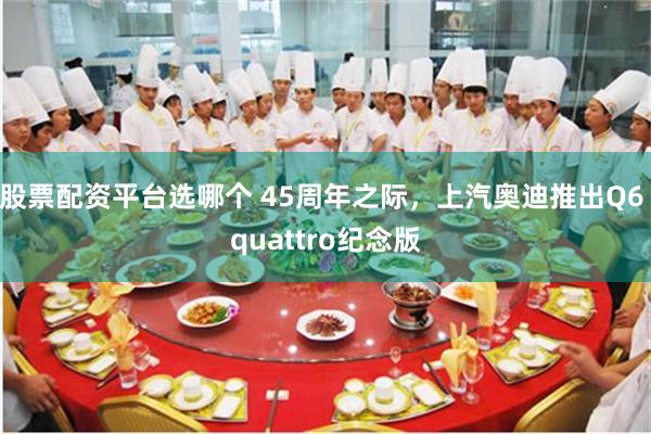 股票配资平台选哪个 45周年之际，上汽奥迪推出Q6 quattro纪念版