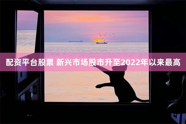 配资平台股票 新兴市场股市升至2022年以来最高