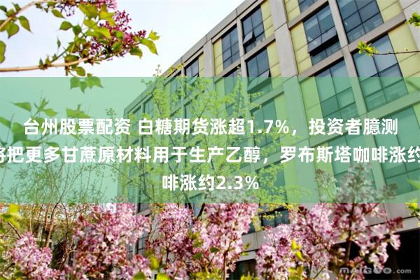 台州股票配资 白糖期货涨超1.7%，投资者臆测糖厂将把更多甘蔗原材料用于生产乙醇，罗布斯塔咖啡涨约2.3%