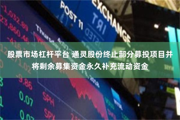 股票市场杠杆平台 通灵股份终止部分募投项目并将剩余募集资金永久补充流动资金