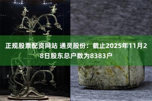正规股票配资网站 通灵股份：截止2025年11月28日股东总户数为8383户