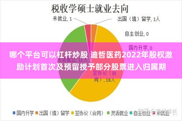 哪个平台可以杠杆炒股 迪哲医药2022年股权激励计划首次及预留授予部分股票进入归属期