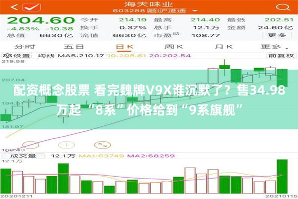 配资概念股票 看完魏牌V9X谁沉默了？售34.98万起 “8系”价格给到“9系旗舰”