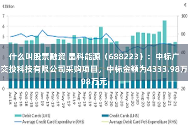 什么叫股票融资 晶科能源（688223）：中标广西交投科技有限公司采购项目，中标金额为4333.98万元