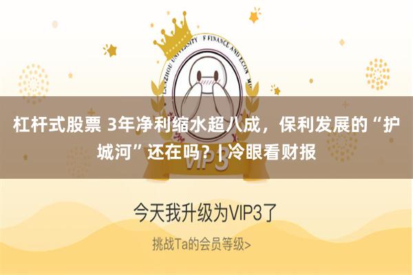 杠杆式股票 3年净利缩水超八成，保利发展的“护城河”还在吗？| 冷眼看财报